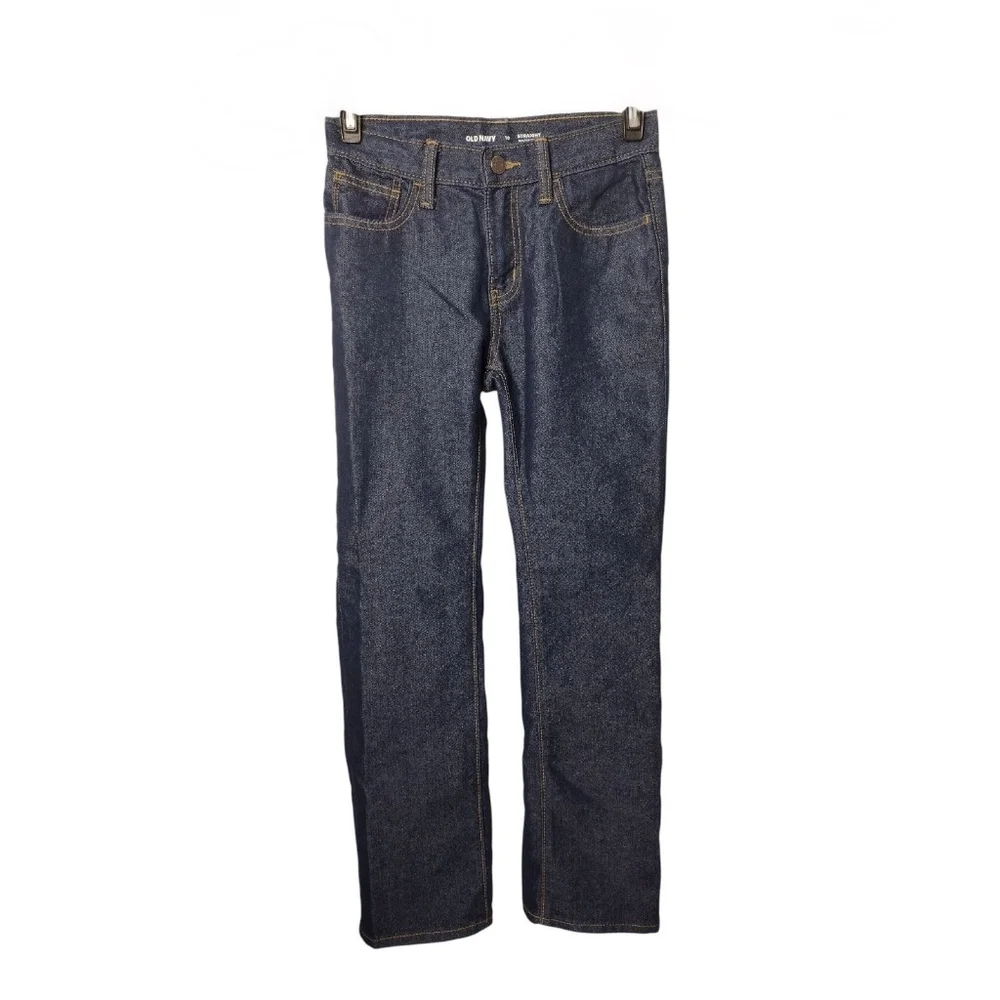 Old Navy Jeans Boys  Built Tough Size 12 Straight Dark Wash